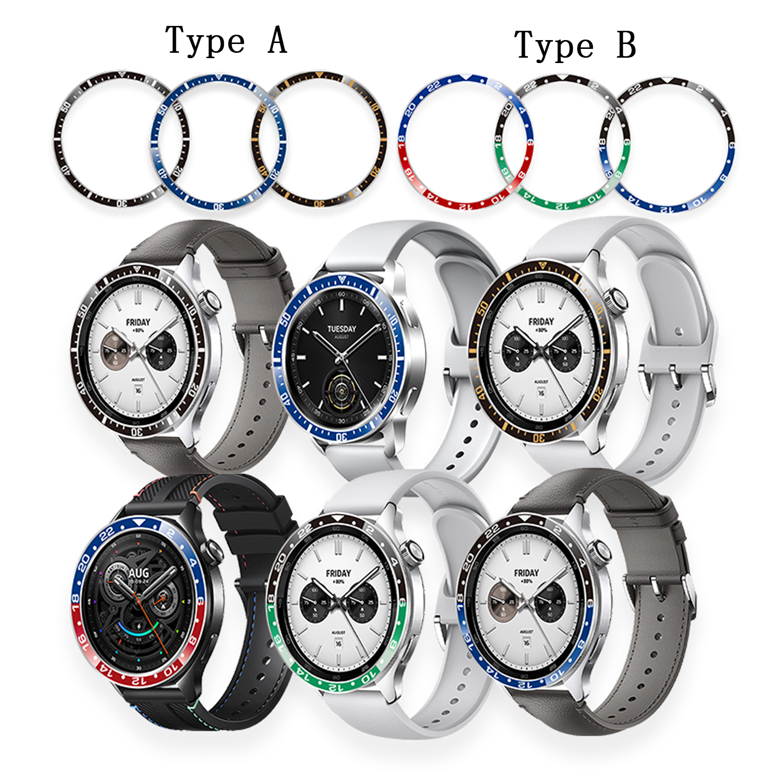 Xiaomi Smartwatch S4 Accessories - Watch Bezel Ring for Xiaomi Watch