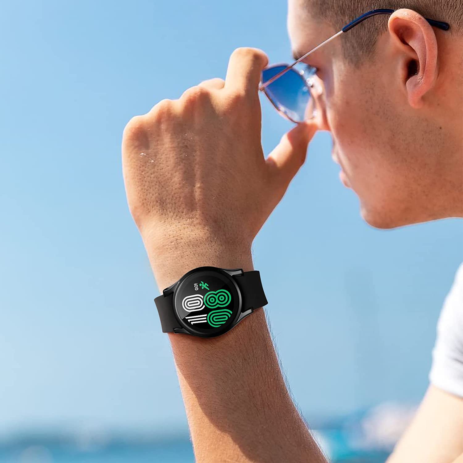 Case for samsung Galaxy watch  - مراجعة Garmin Smartwatch Accessories وسعره