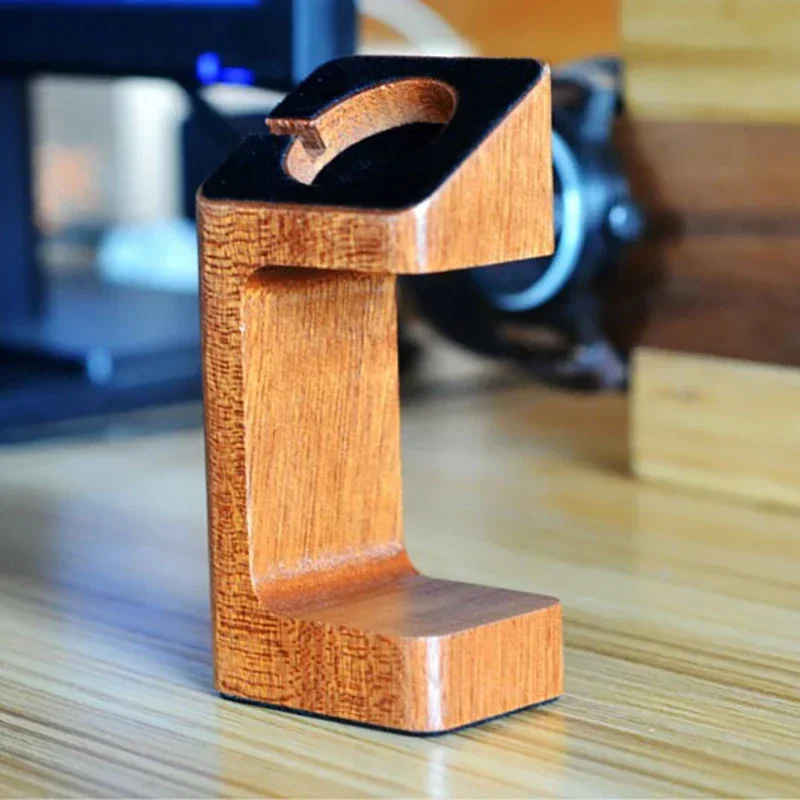 Wooden Apple Watch Charger Sta - مراجعة Smartwatch Watch Accessories وسعره