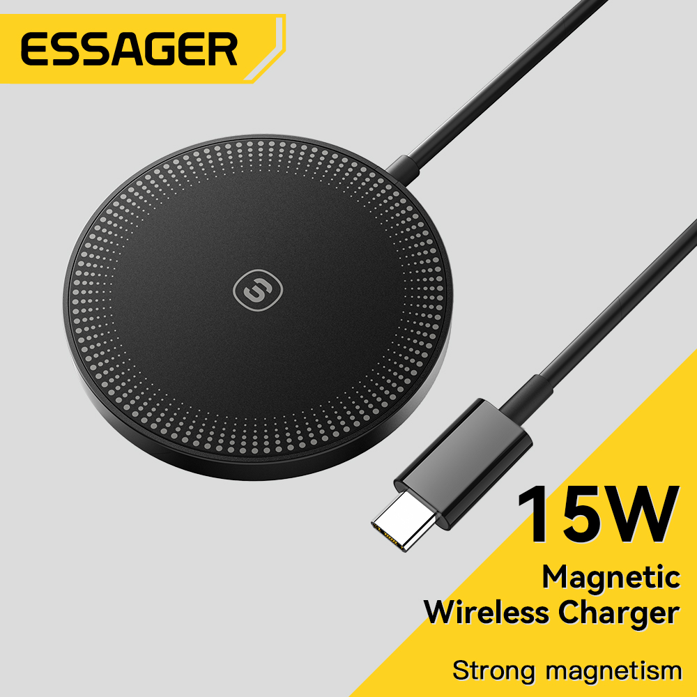 Essager Magnetic Qi Wireless C - مراجعة Wireless Charger Watch وسعره