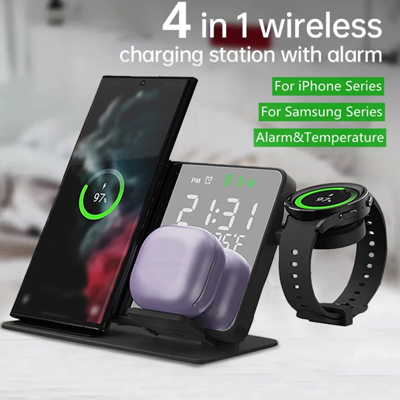 Wireless Charger Alarm Clock S - مراجعة Wireless Charger Watch وسعره