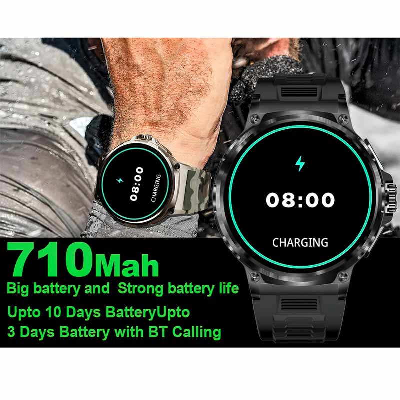 NORTH EDGE 1.85' HD Display Sm - مراجعة Smartwatch Face وسعره