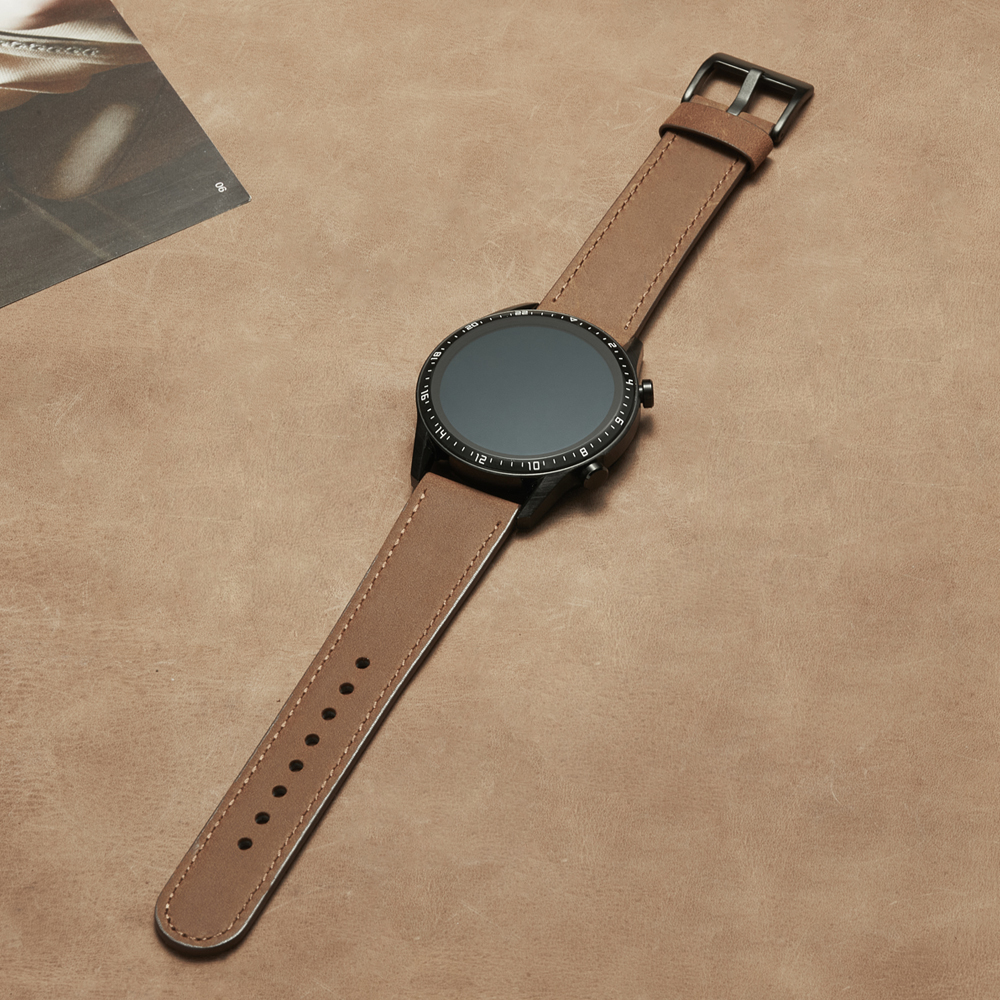 22mm Watch Strap Genuine Leath - مراجعة Smartwatch Accessories Shop وسعره