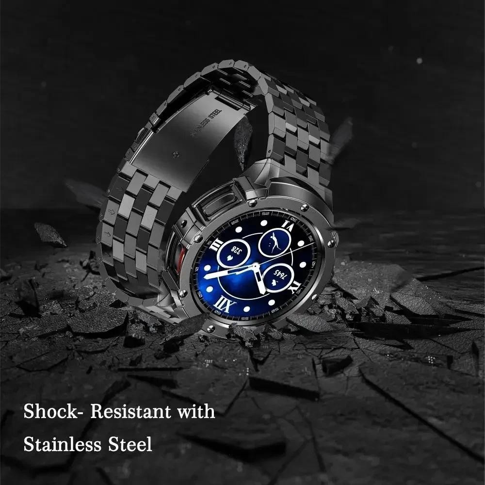 Stainless Steel Case+Band  for - مراجعة Accessories For Galaxy Watch 5 وسعره