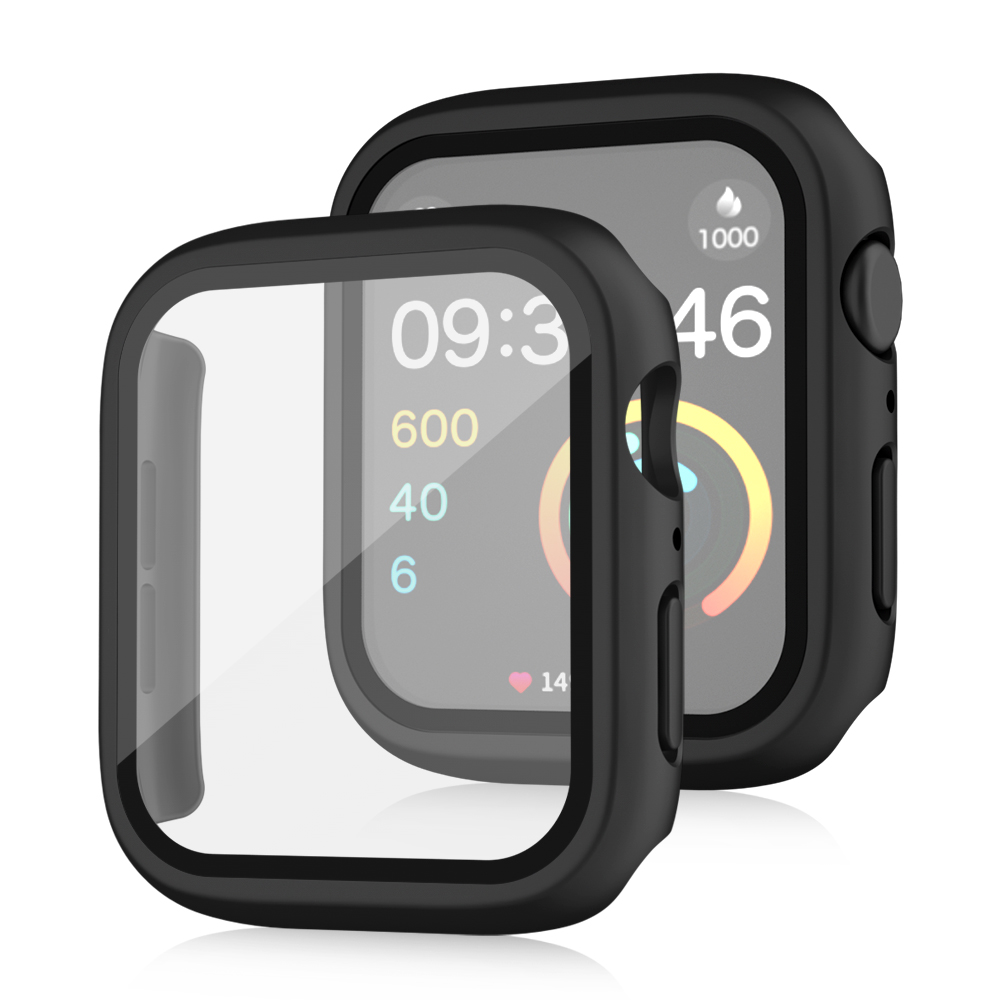 Tempered Glass+cover For Apple - مراجعة Smartwatch Band Accessories وسعره