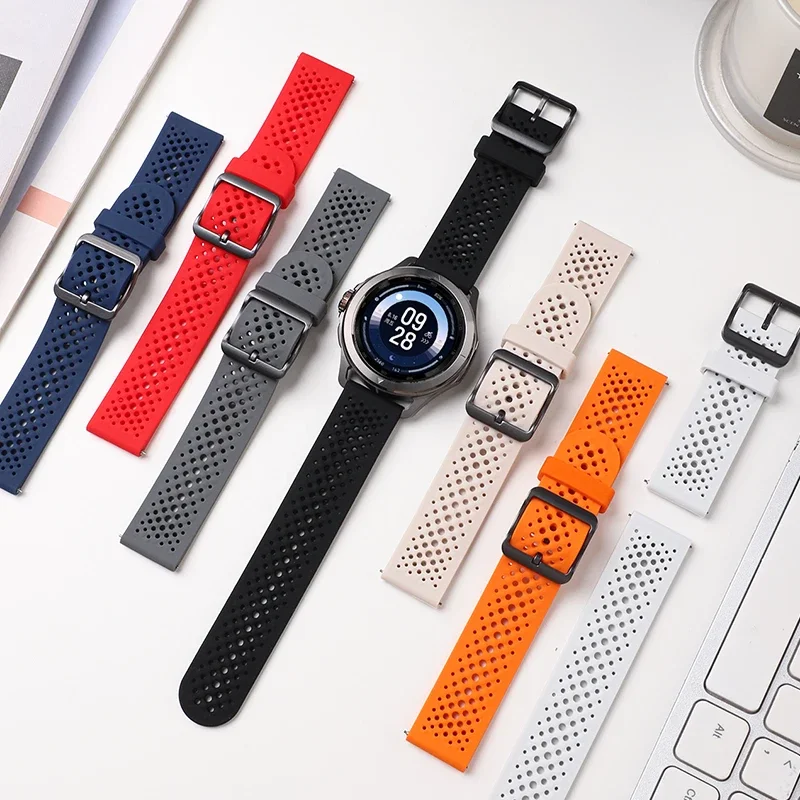 22mm watch strap For Amazfit G - مراجعة Xiaomi Smartwatch S4 Accessories وسعره