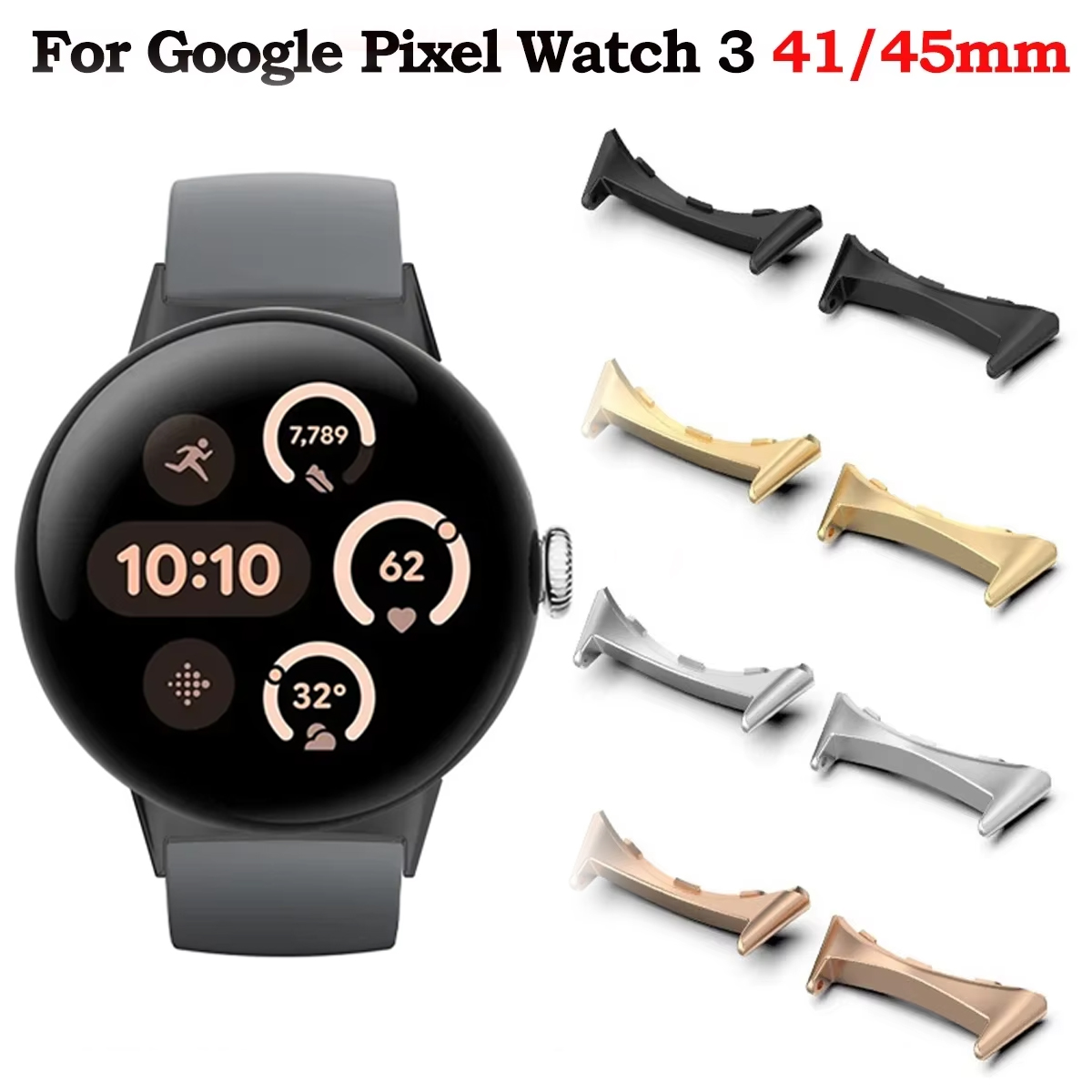 2pcs Watch Strap Connector Ada - مراجعة Smartwatch Watch Accessories وسعره