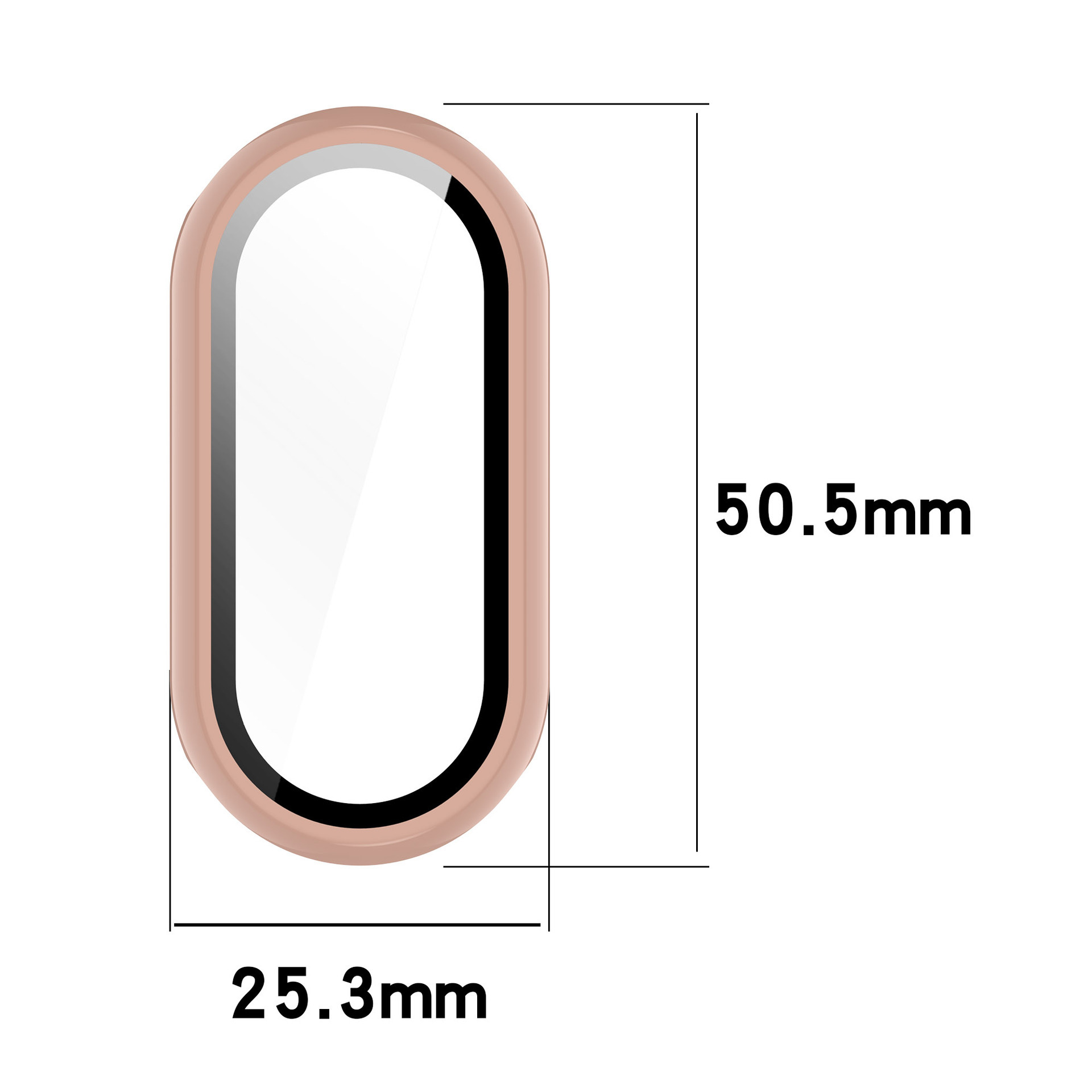 Tempered Glass+PC Case For Xia - مراجعة Smartwatch Band Accessories وسعره