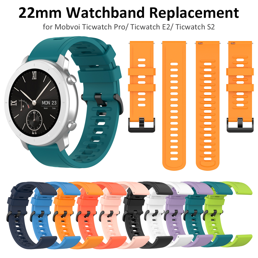 22mm Silicone Watch Band Strap - مراجعة Fossil Smartwatch Accessories وسعره