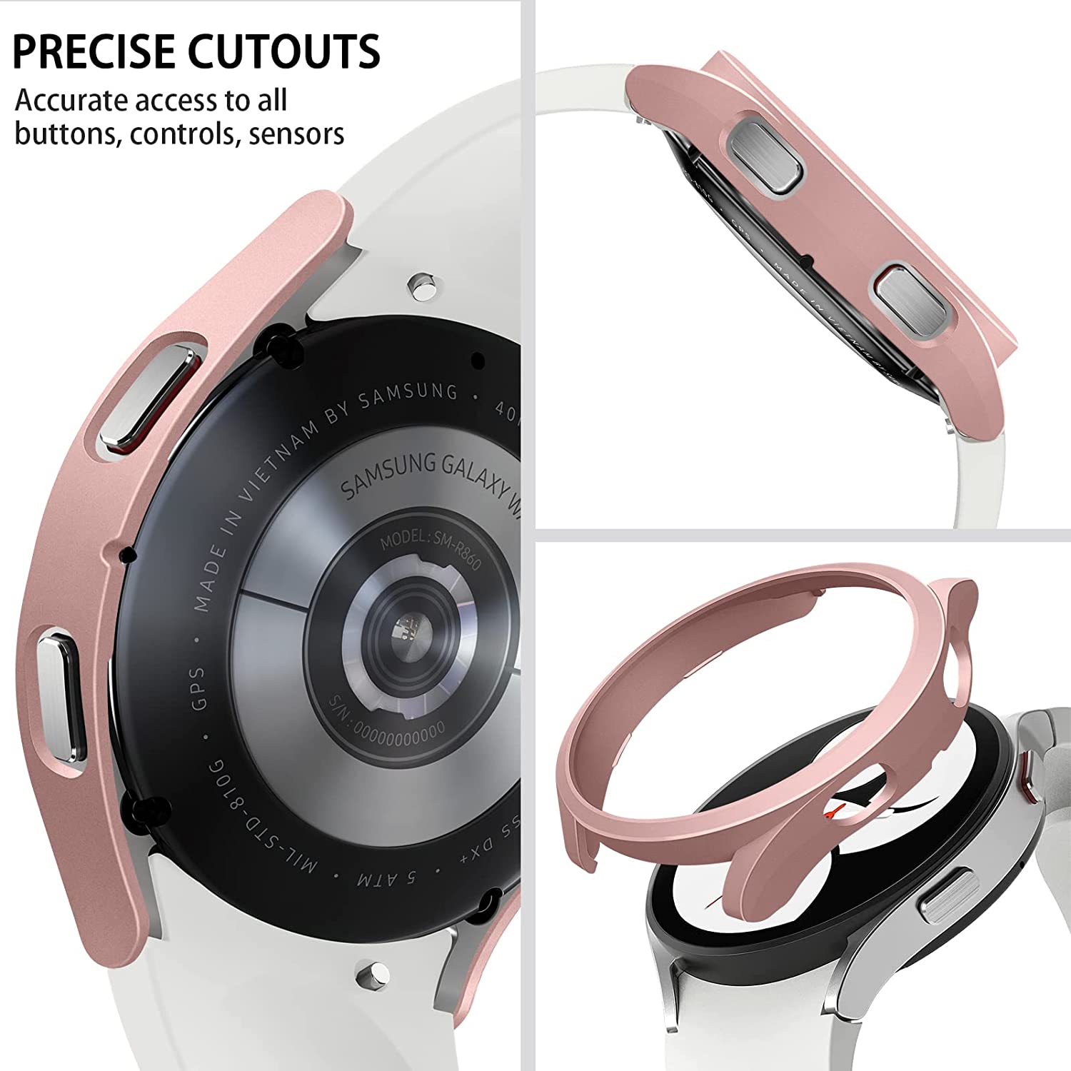 PC Case for Samsung Galaxy wat - مراجعة Smartwatch Band Accessories وسعره