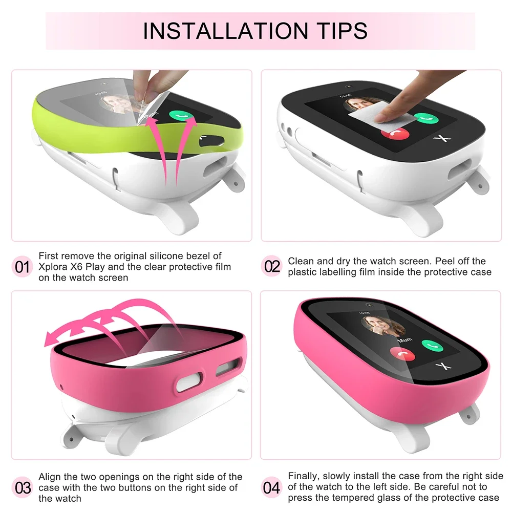 Case for Xploar X6 Play Kids S - مراجعة Garmin Smartwatch Accessories وسعره