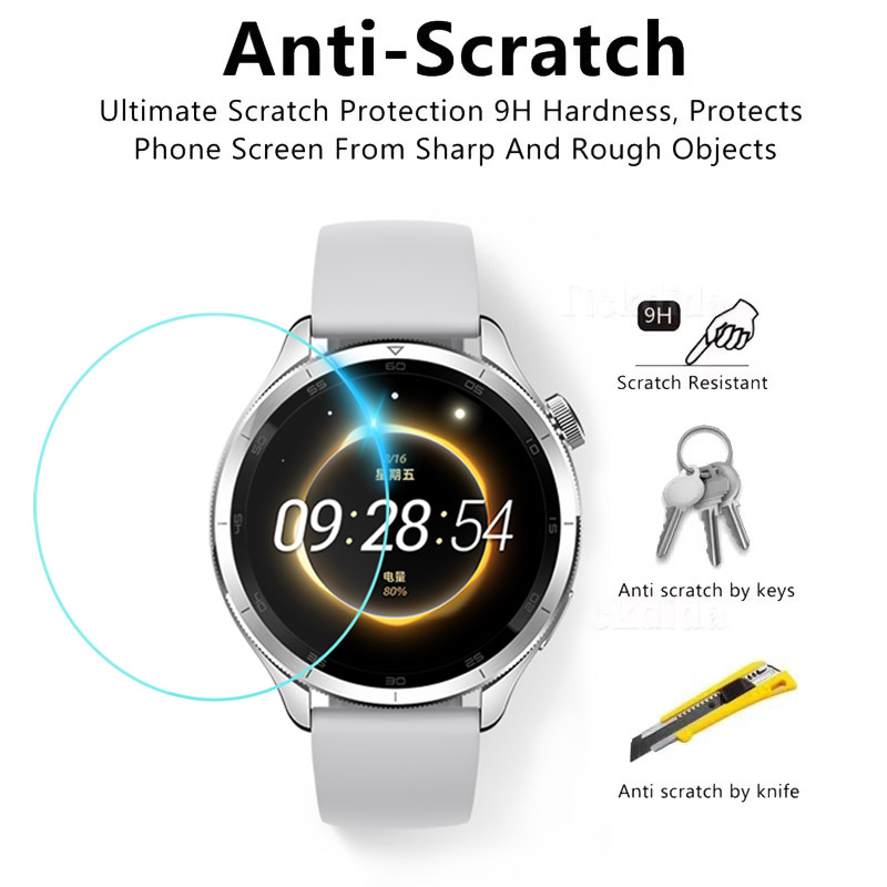 Tempered Glass for Xiaomi Mi W - مراجعة Xiaomi Smartwatch S4 Accessories وسعره