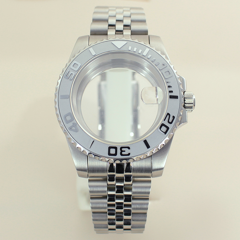 40mm Silvery Rose Gold Watch C - مراجعة Ceramic Link Bracelet وسعره