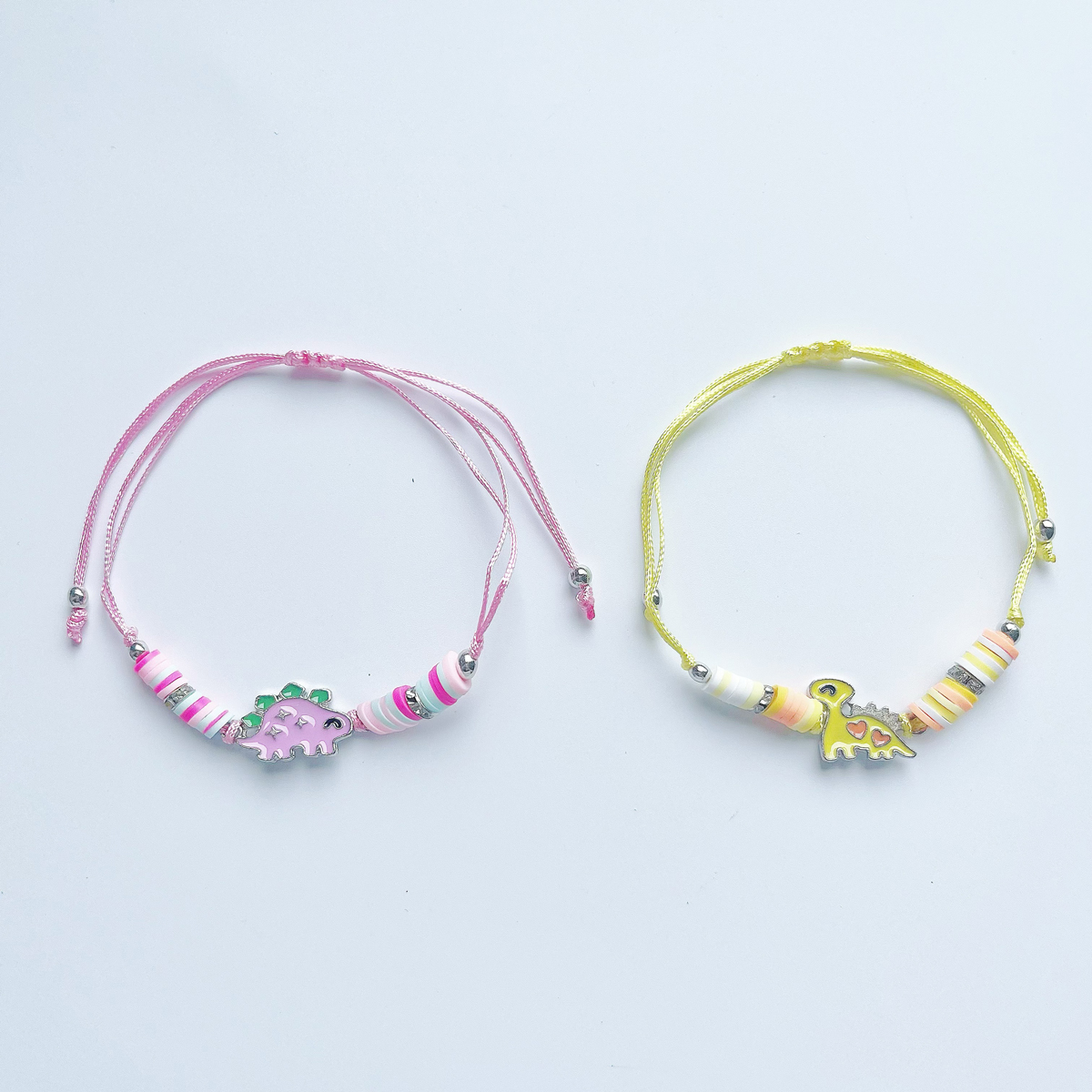 12Pcs Bohemian Style Colorful  - مراجعة Ceramic Link Bracelet وسعره