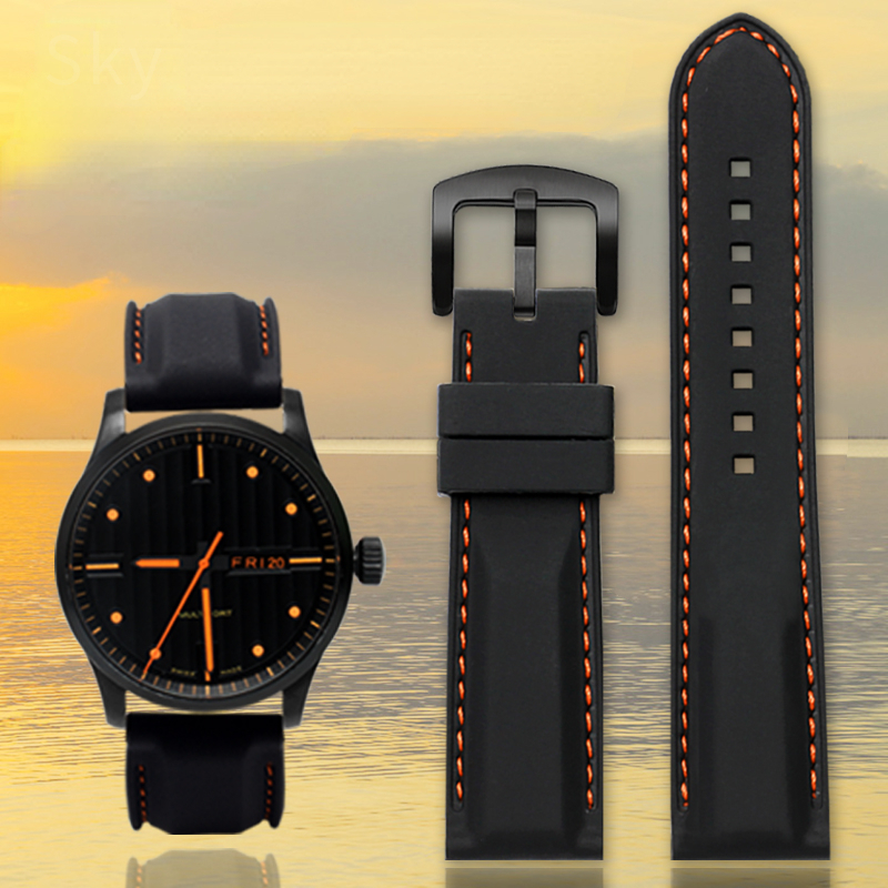 Watch Strap Men 'S Silicone Wa - مراجعة Fossil Smartwatch Accessories وسعره