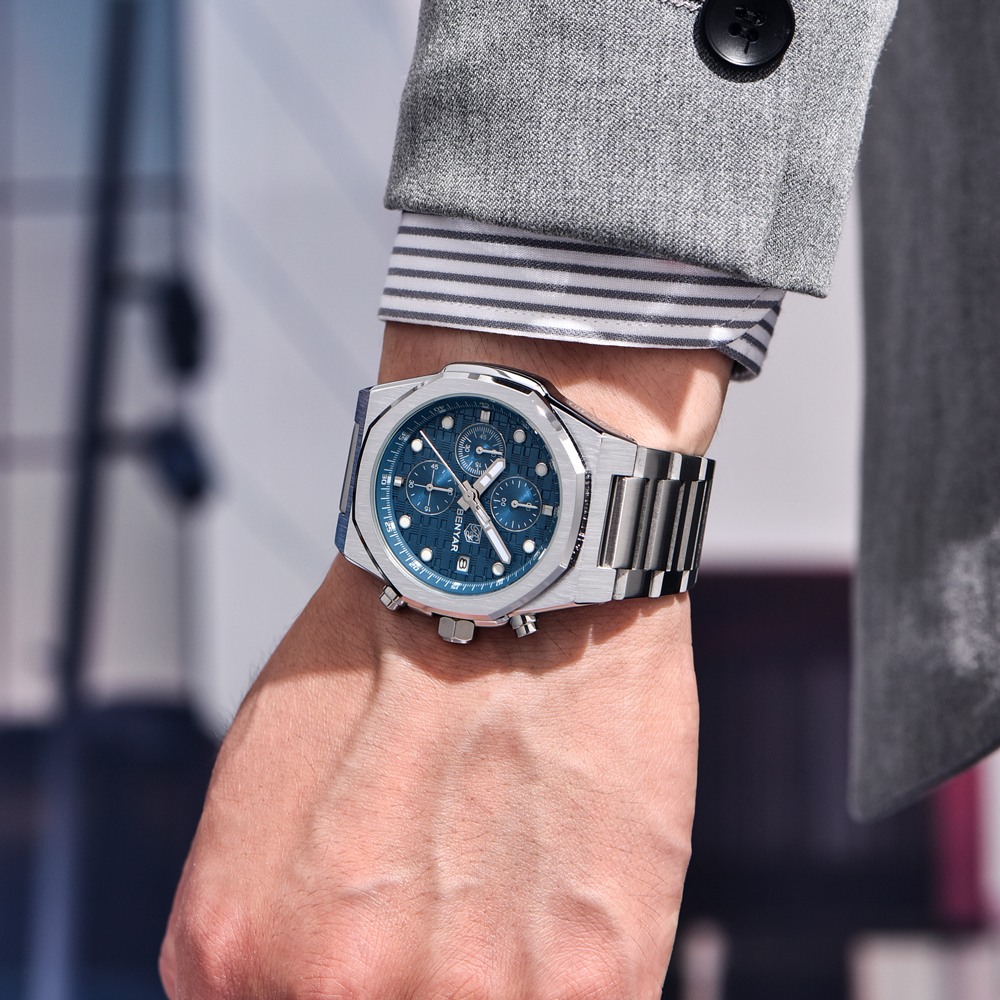 2025 New BENYAR Men's Watches  - مراجعة Accessories With Watch وسعره
