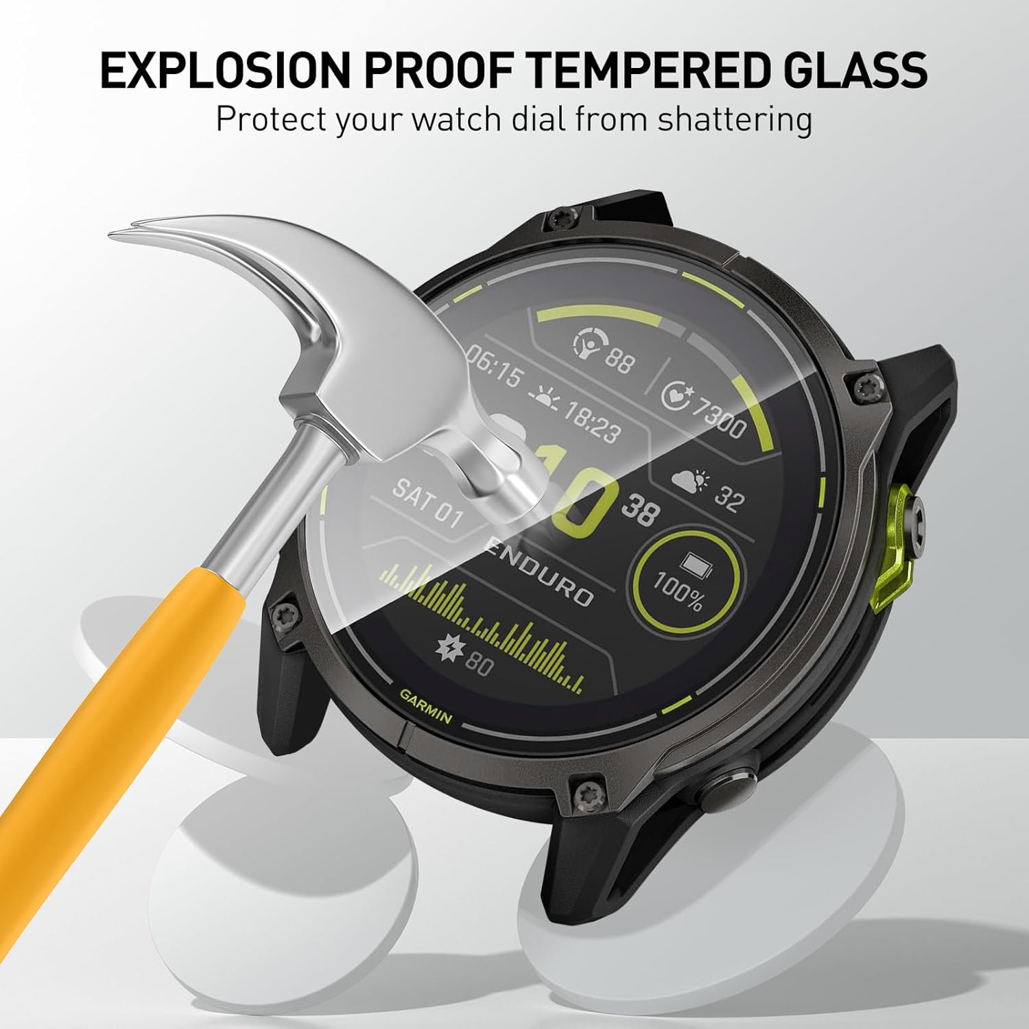 Tempered Glass Films For Garmi - مراجعة Garmin Smartwatch Accessories وسعره