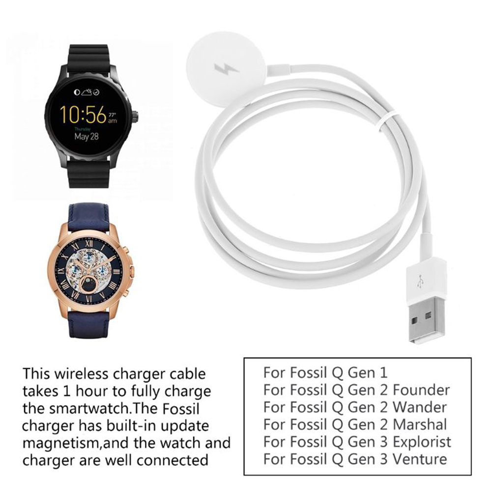 Wireless Smartwatch Charger Do - مراجعة Fossil Smartwatch Accessories وسعره