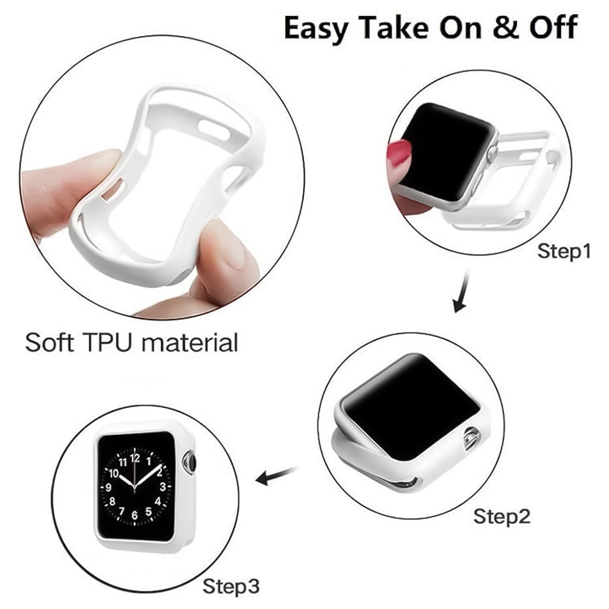 TPU Silicone Case For Huawei W - مراجعة Garmin Smartwatch Accessories وسعره
