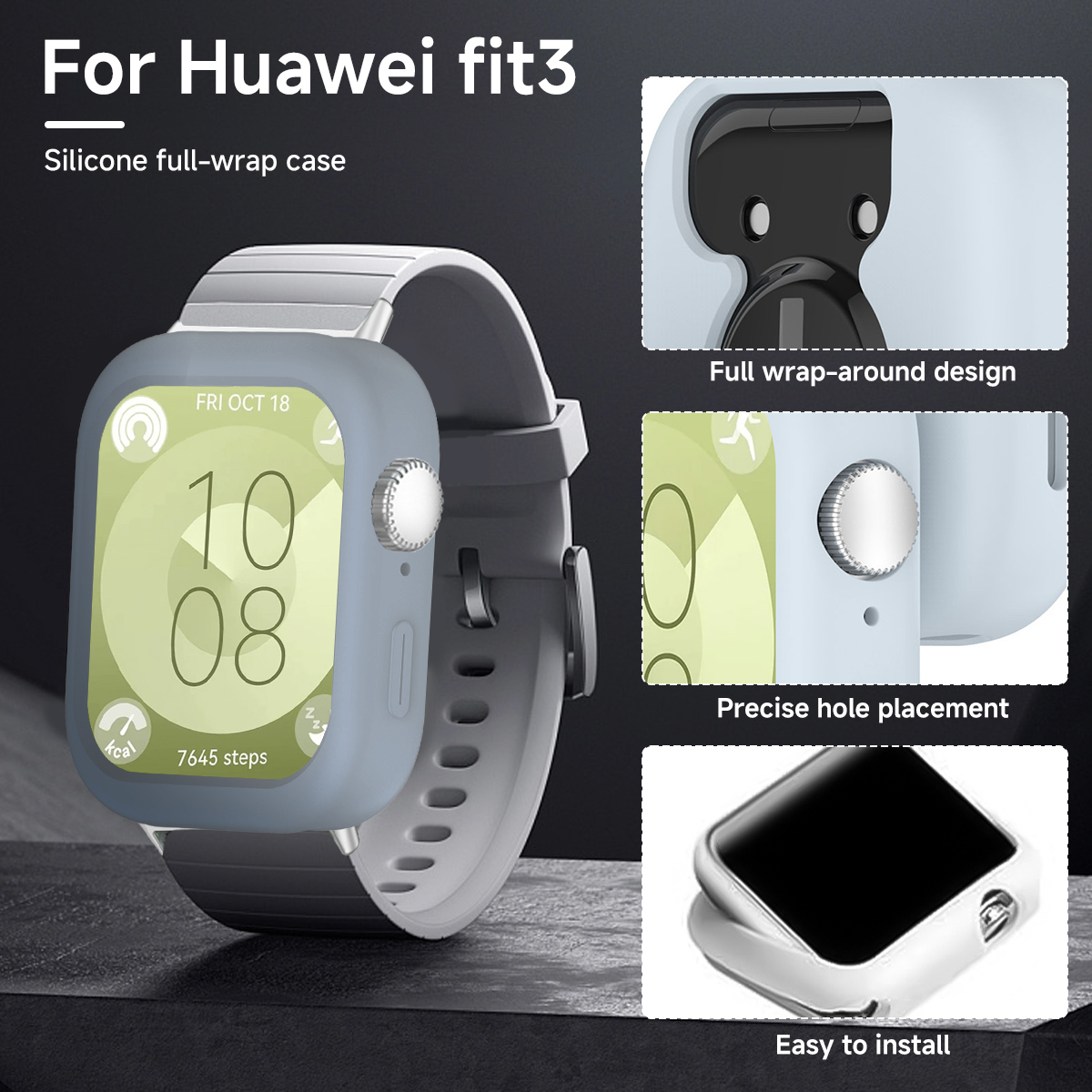 TPU Silicone Case For Huawei W - مراجعة Garmin Smartwatch Accessories وسعره