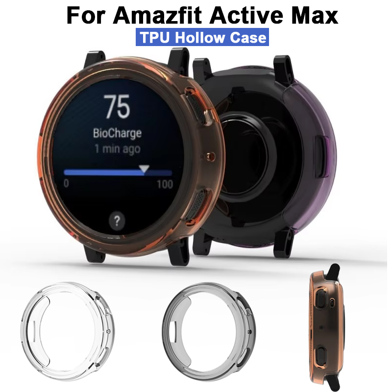 Soft TPU Case For Amazfit Acti - مراجعة Amazfit Smartwatch Accessories وسعره