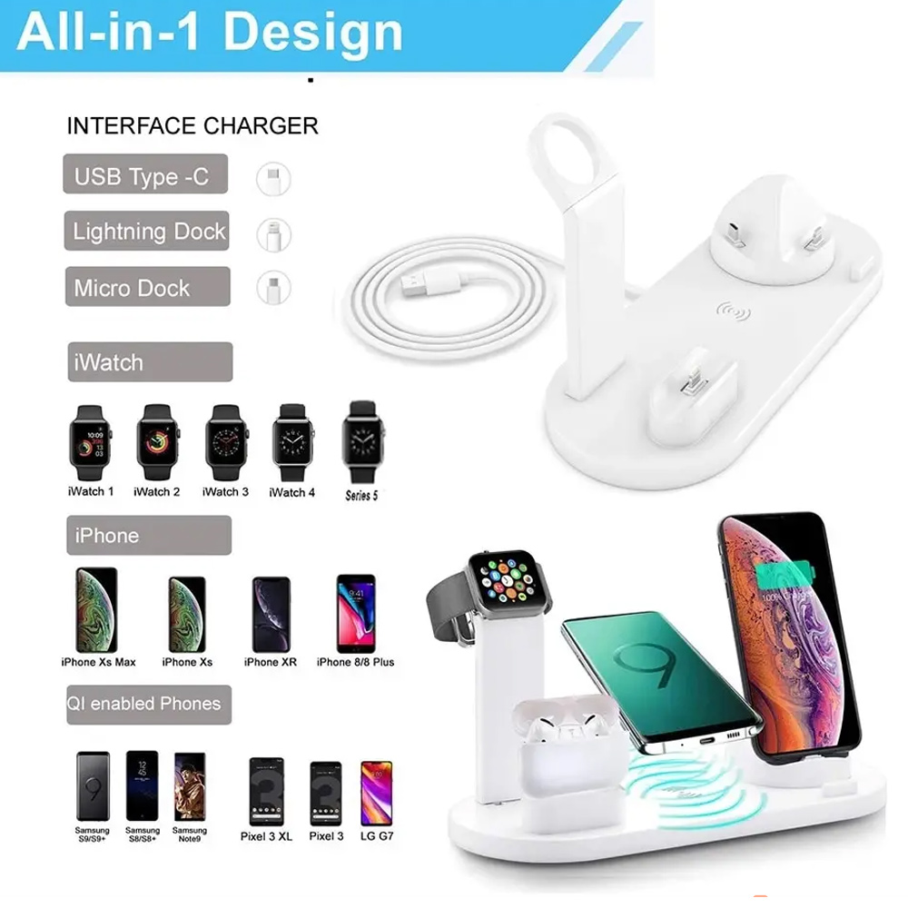 30W 7 in 1 Wireless Charger St - مراجعة Watch Charger Cable وسعره