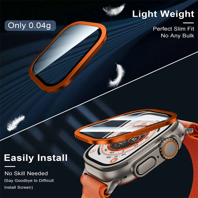 Tempered Glass for Apple Watch - مراجعة Watch Case Bumper وسعره