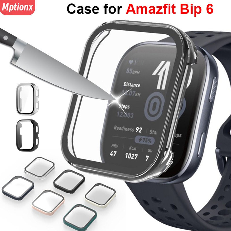 Glass+Cover For Amazfit Bip 6  - مراجعة Amazfit Smartwatch Accessories وسعره