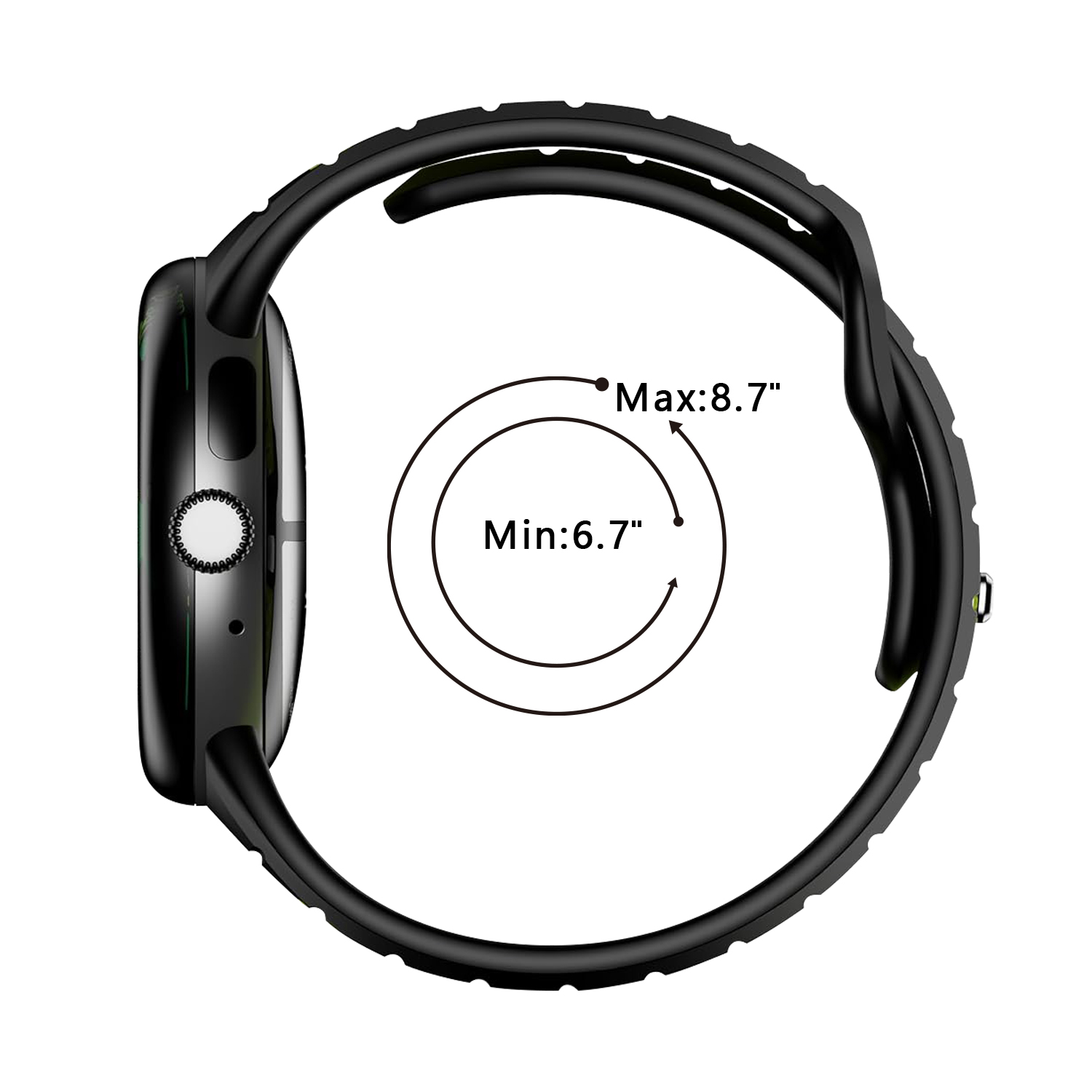 Double sided color blocked bre - مراجعة Smartwatch Accessories Inside وسعره