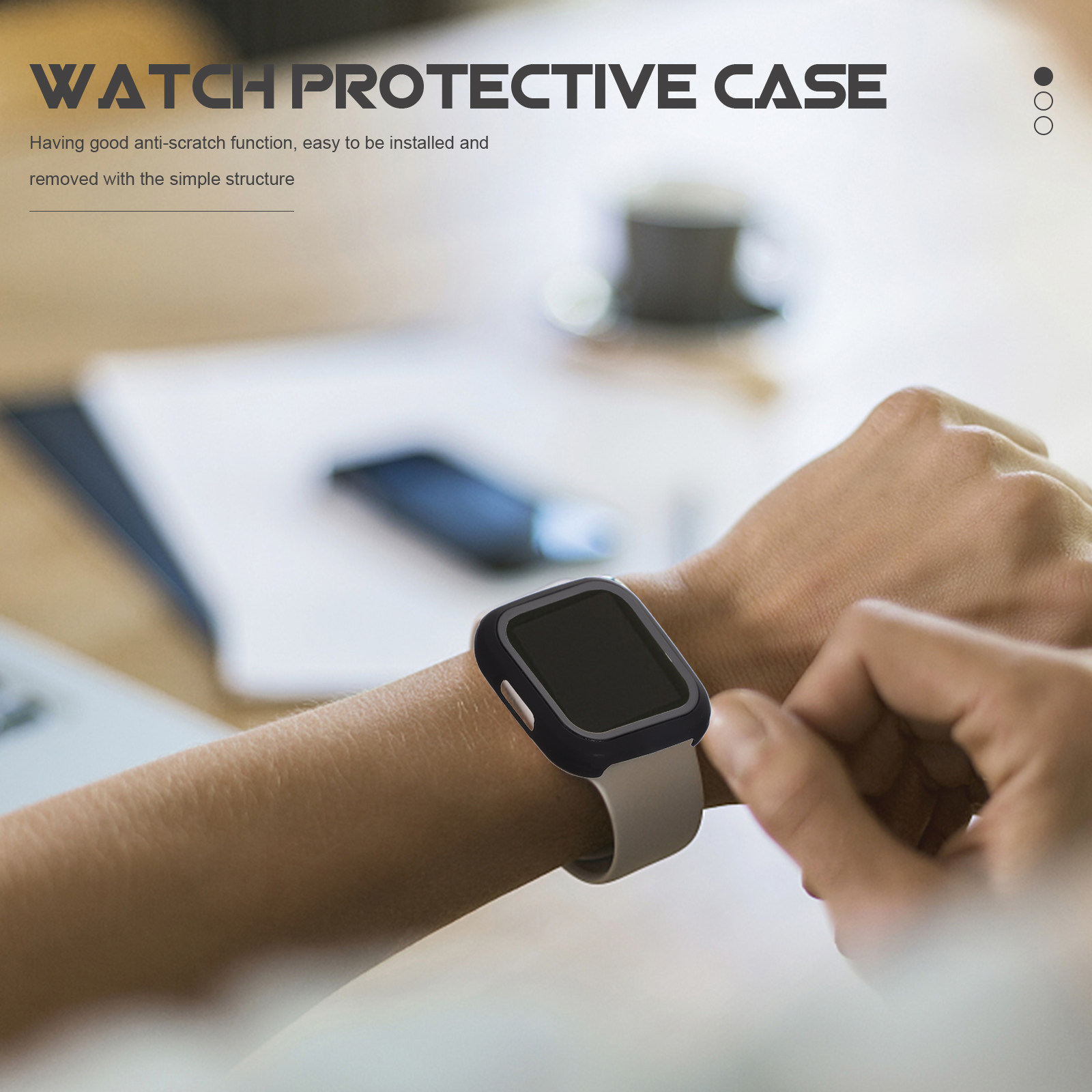 2Pcs Protective Watch Case Har - مراجعة Smartwatch Face وسعره