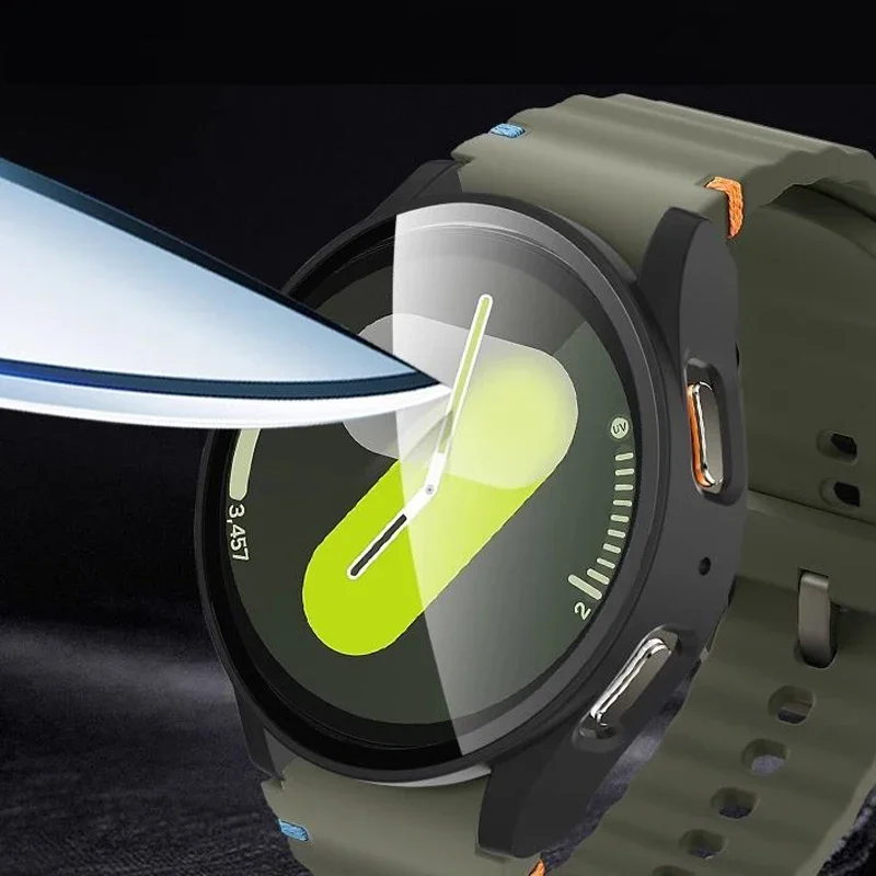 Tempered Glass+Case for Samsun - مراجعة Accessories For Galaxy Watch 5 وسعره
