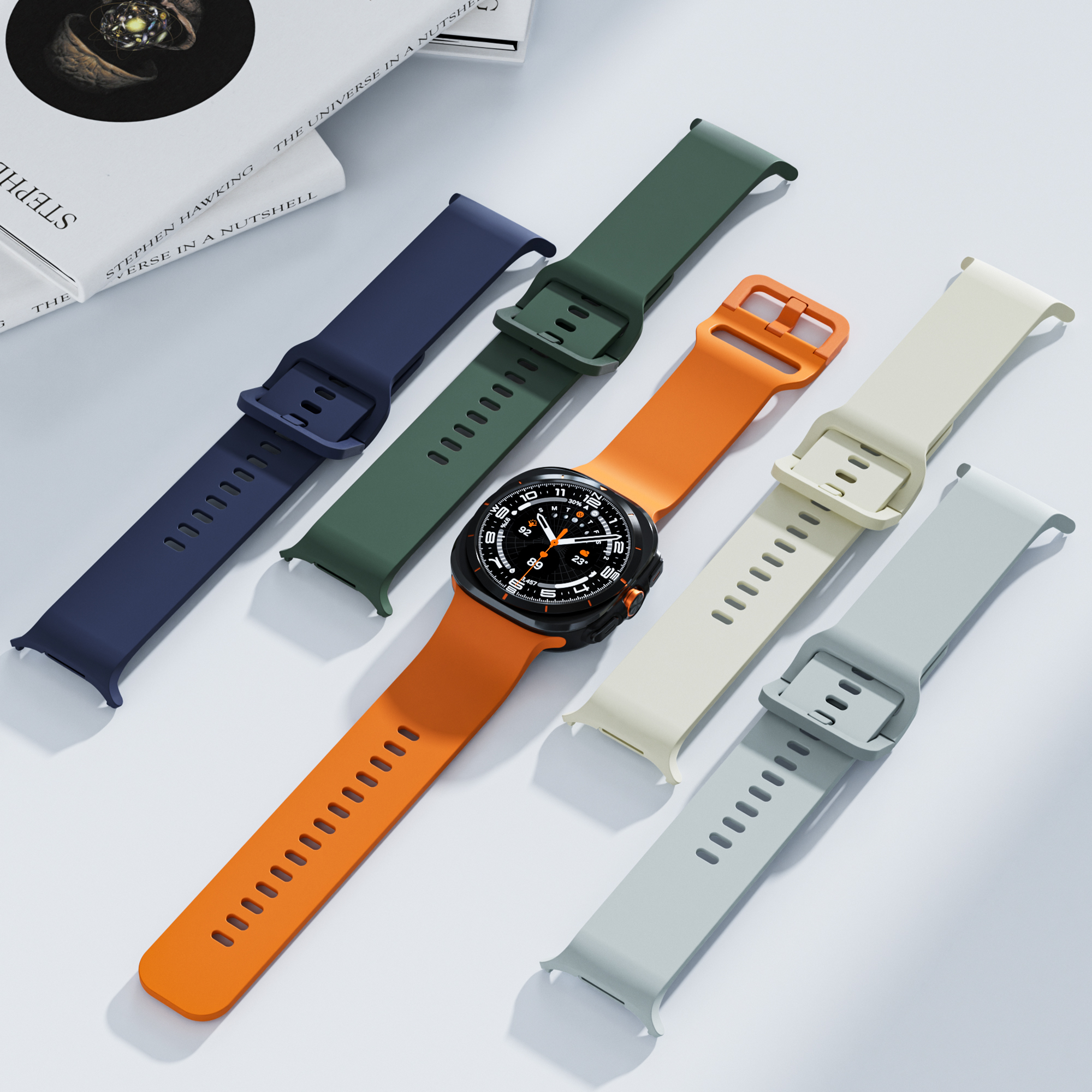 Original Silicone Band For Sam - مراجعة Samsung Smartwatch Ultra Accessories وسعره