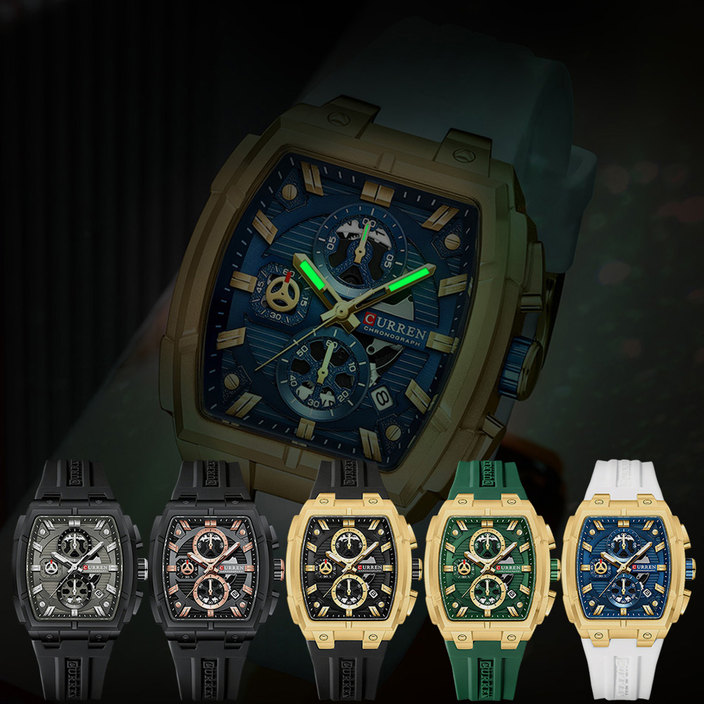 CURREN Luxury Vintage Watch fo - مراجعة Accessories With Watch وسعره