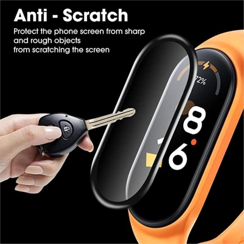 3D Full Screen Protector For X - مراجعة Smartwatch Band Accessories وسعره