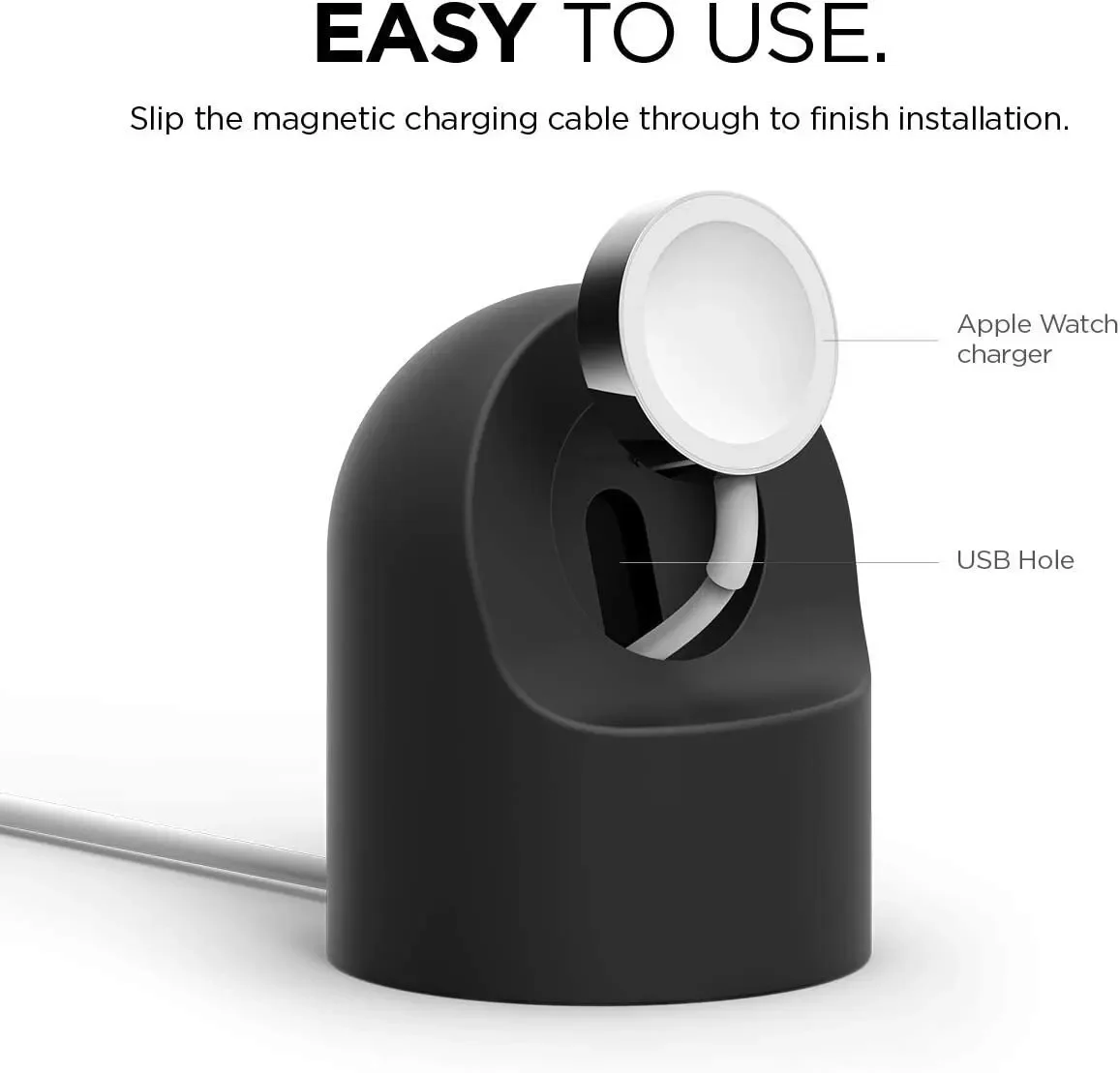 Charger Stand For Apple Watch  - مراجعة Watch Charger Cable وسعره