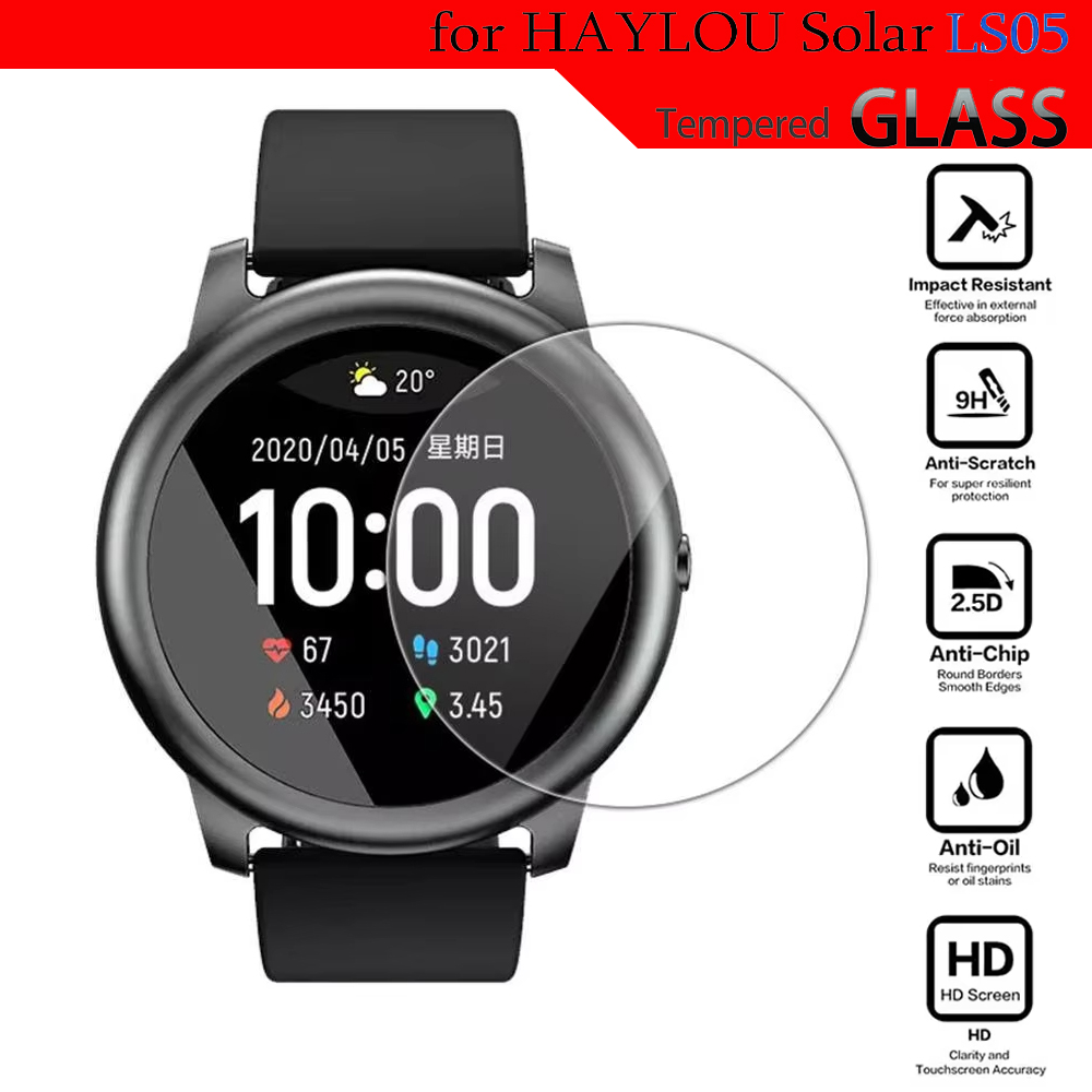 Tempered Glass For hayLou sola - مراجعة Garmin Smartwatch Accessories وسعره