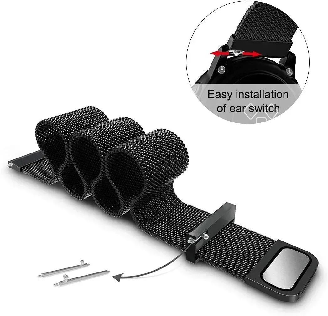 18mm Milanese Loop Strap For X - مراجعة Xiaomi Smartwatch S4 Accessories وسعره