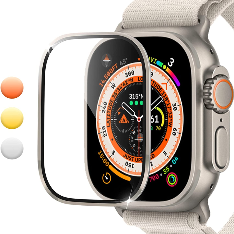 Tempered Glass for Apple Watch - مراجعة Watch Case Bumper وسعره