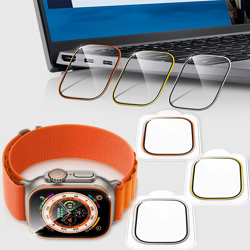 Tempered Glass for Apple Watch - مراجعة Watch Case Bumper وسعره