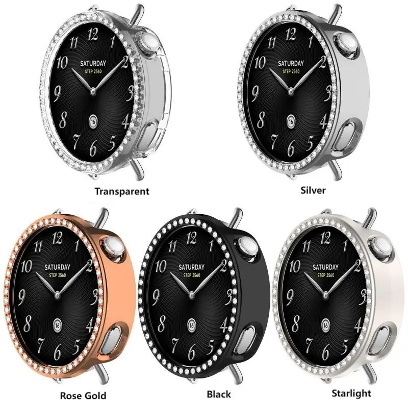 Bling PC Hollow Case for Xiaom - مراجعة Xiaomi Smartwatch S4 Accessories وسعره