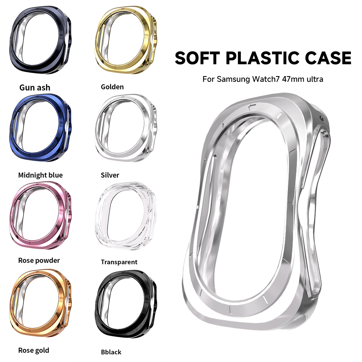 Case for Samsung Galaxy Watch  - مراجعة Samsung Smartwatch Ultra Accessories وسعره