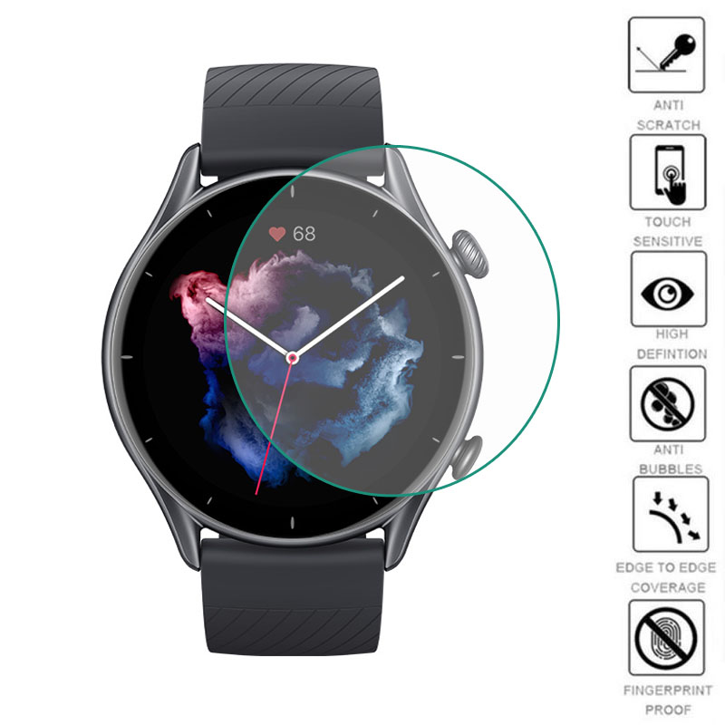 5pcs TPU Soft Protective Film  - مراجعة Amazfit Smartwatch Accessories وسعره