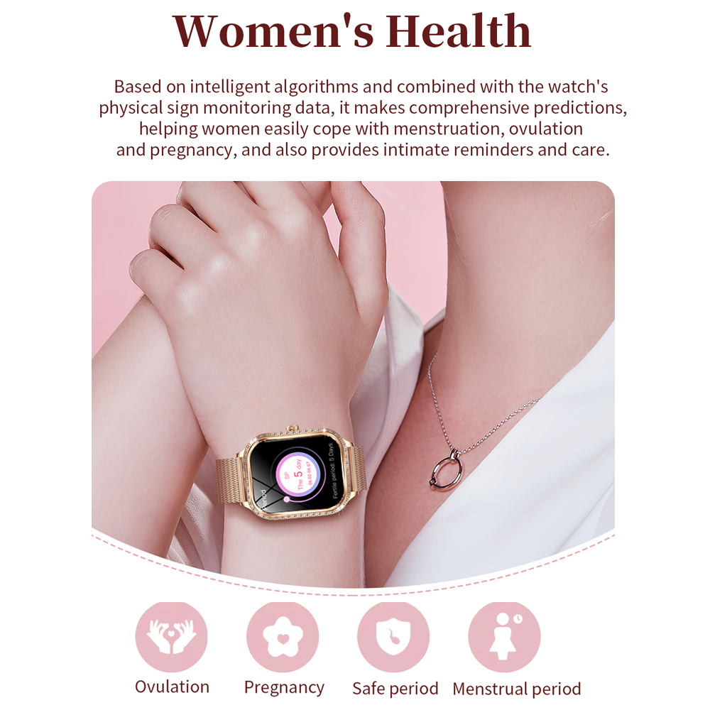2026 New Fashion Women Diamond - مراجعة Smartwatch Face وسعره
