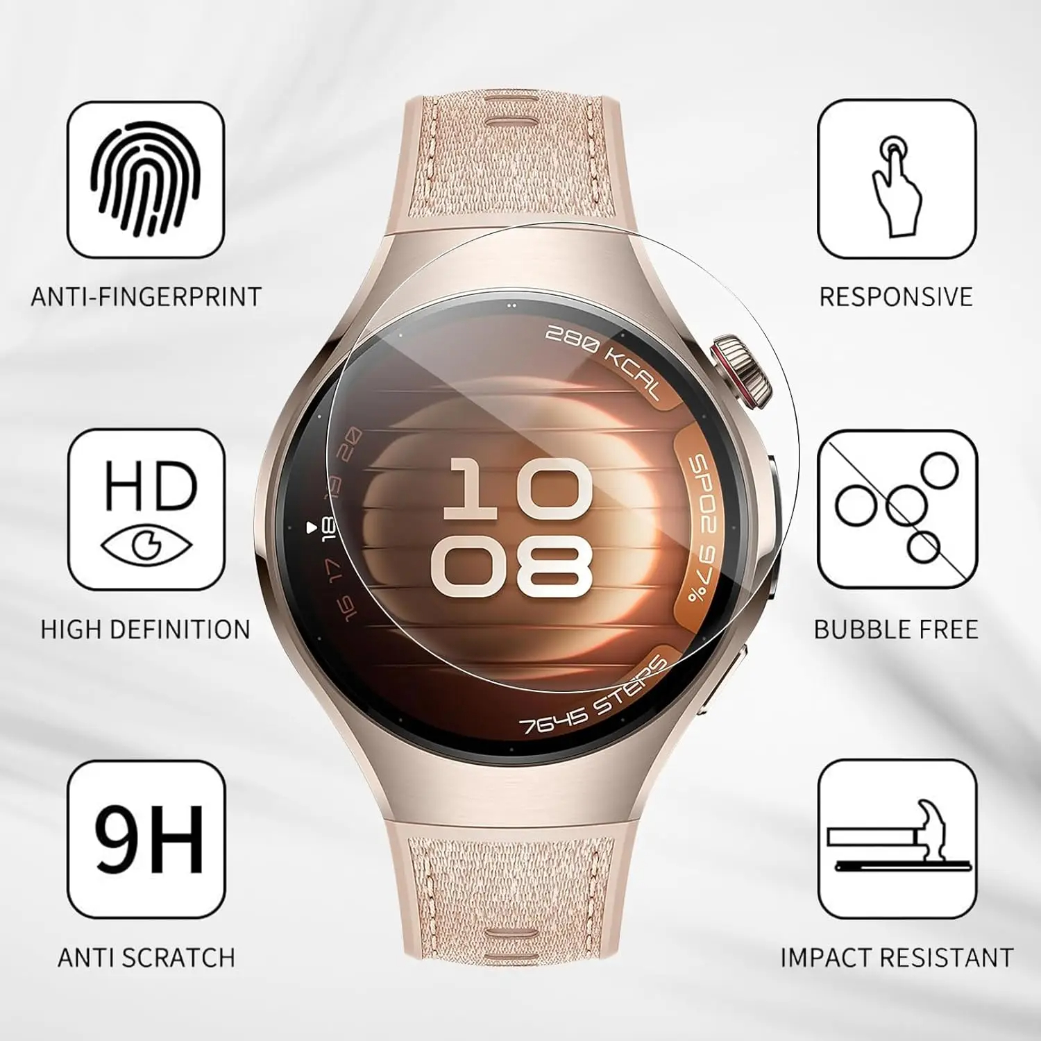 Hydrogel Film For Huawei Watch - مراجعة Amazfit Smartwatch Accessories وسعره