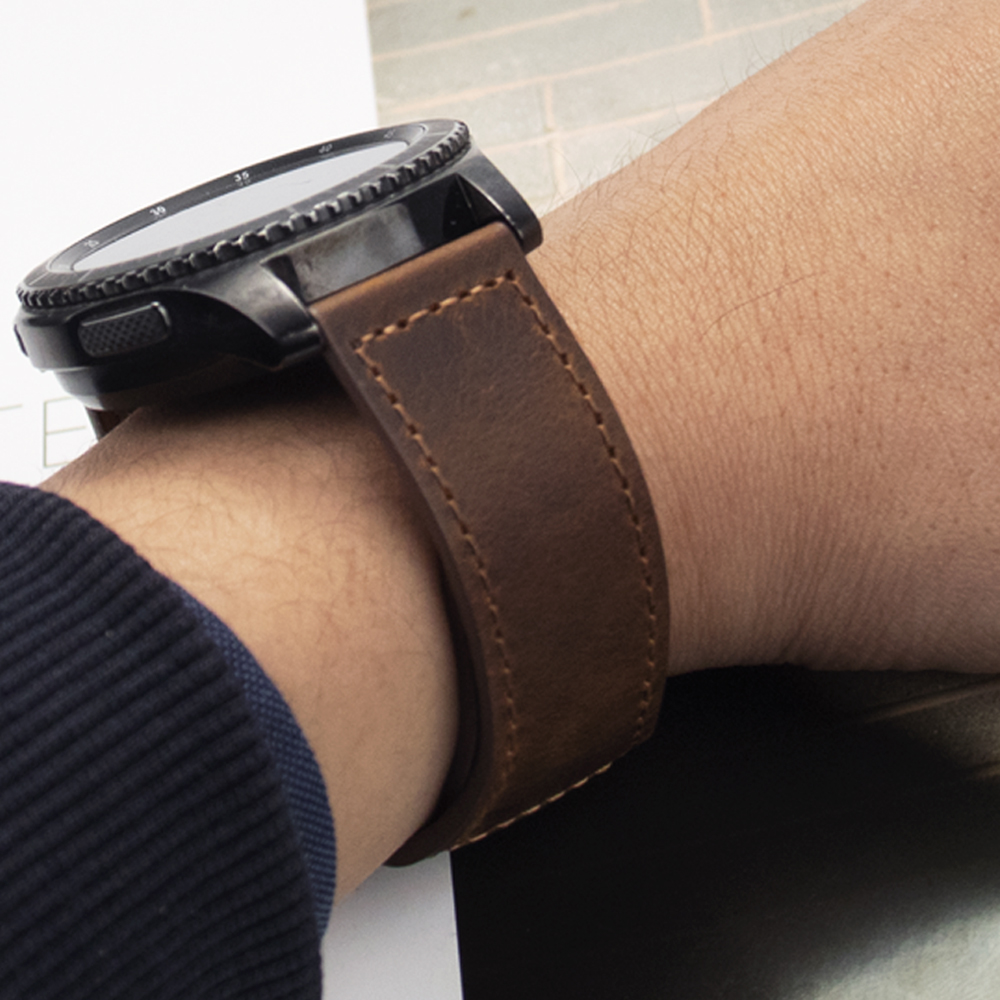 20mm 22mm Genuine Leather Watc - مراجعة Smartwatch Accessories Shop وسعره