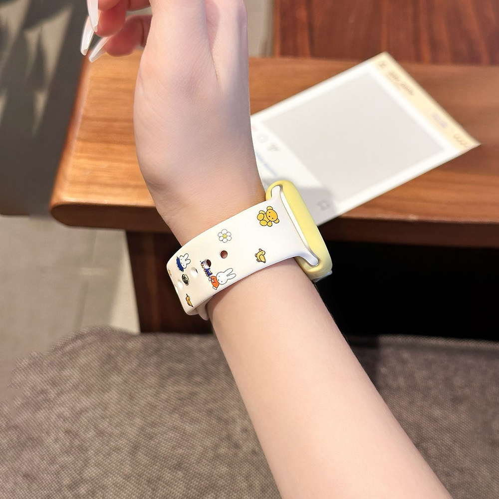 Kawaii Miffy Iwatch S1/2/3/4/5 - مراجعة Watch Case Bumper وسعره