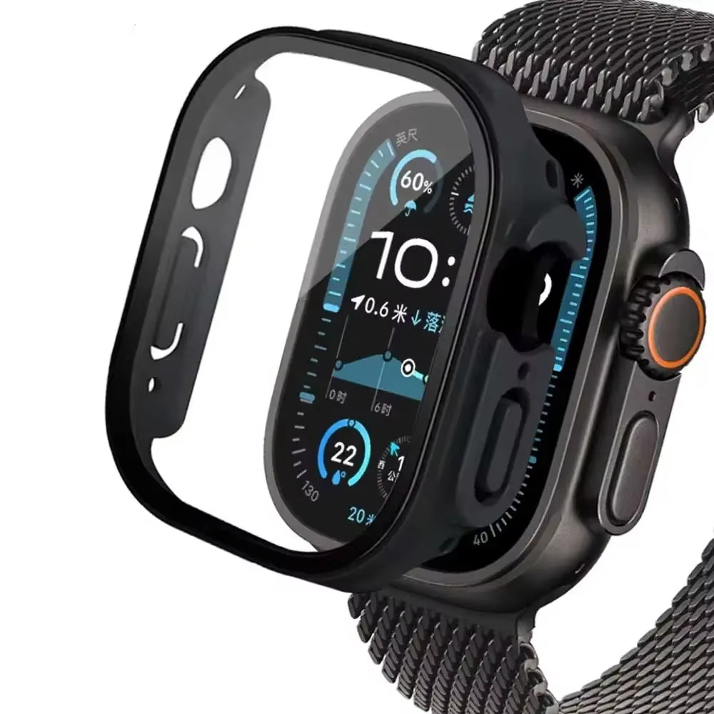 Glass+case For Apple Watch Ult - مراجعة Smartwatch Band Accessories وسعره