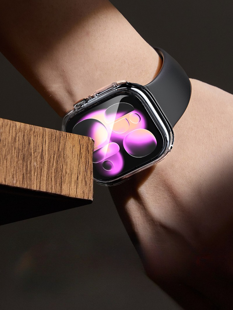 3pcs Glass+Cover For Apple Wat - مراجعة Smartwatch Band Accessories وسعره