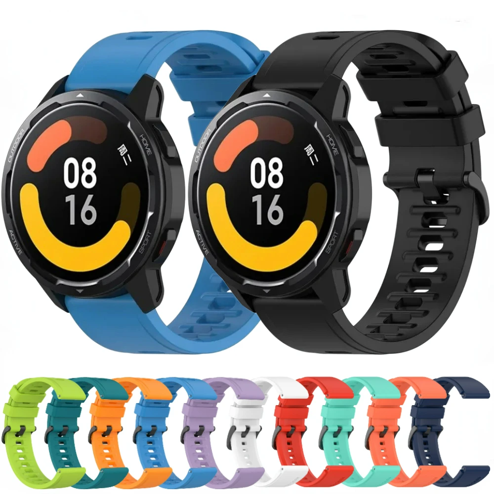 22mm Silicone Strap for Xiaomi - مراجعة Xiaomi Smartwatch S4 Accessories وسعره