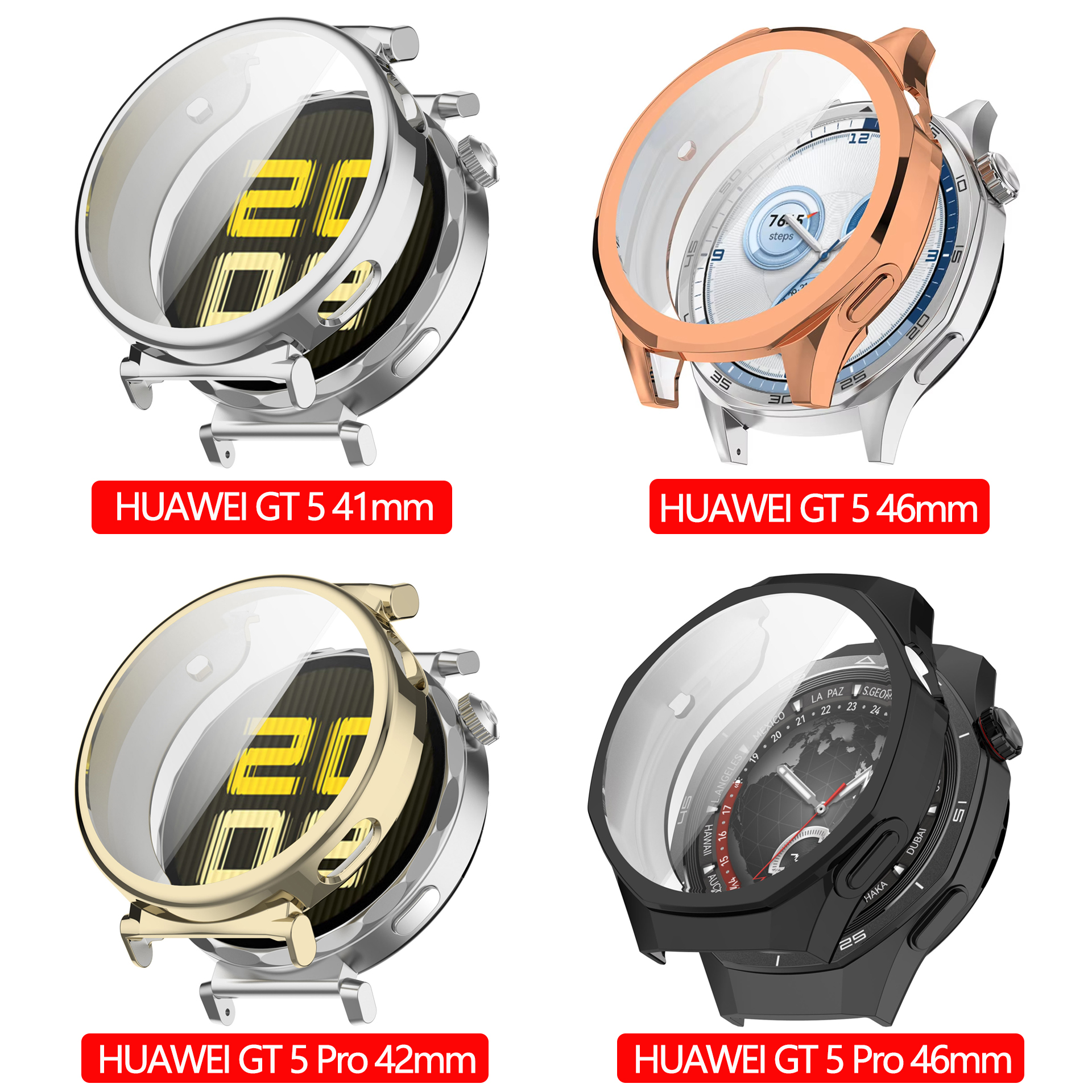 Case For HUAWEI Watch GT 5/5 P - مراجعة Smartwatch Band Accessories وسعره